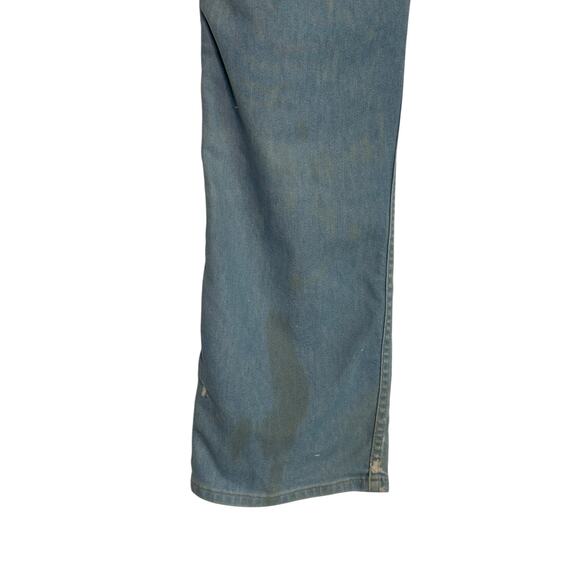 Levi’s with a Skosh vintage distressed painted used jeans size 33 - Picture 12 of 13